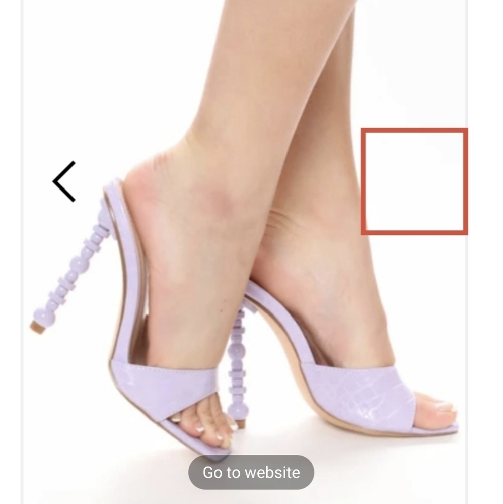 Lavender mules